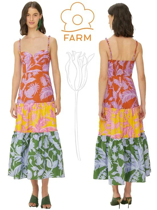 mixed tropical swing sleeveless midi dress Tropical Swing Green Sleeveless Midi Dress